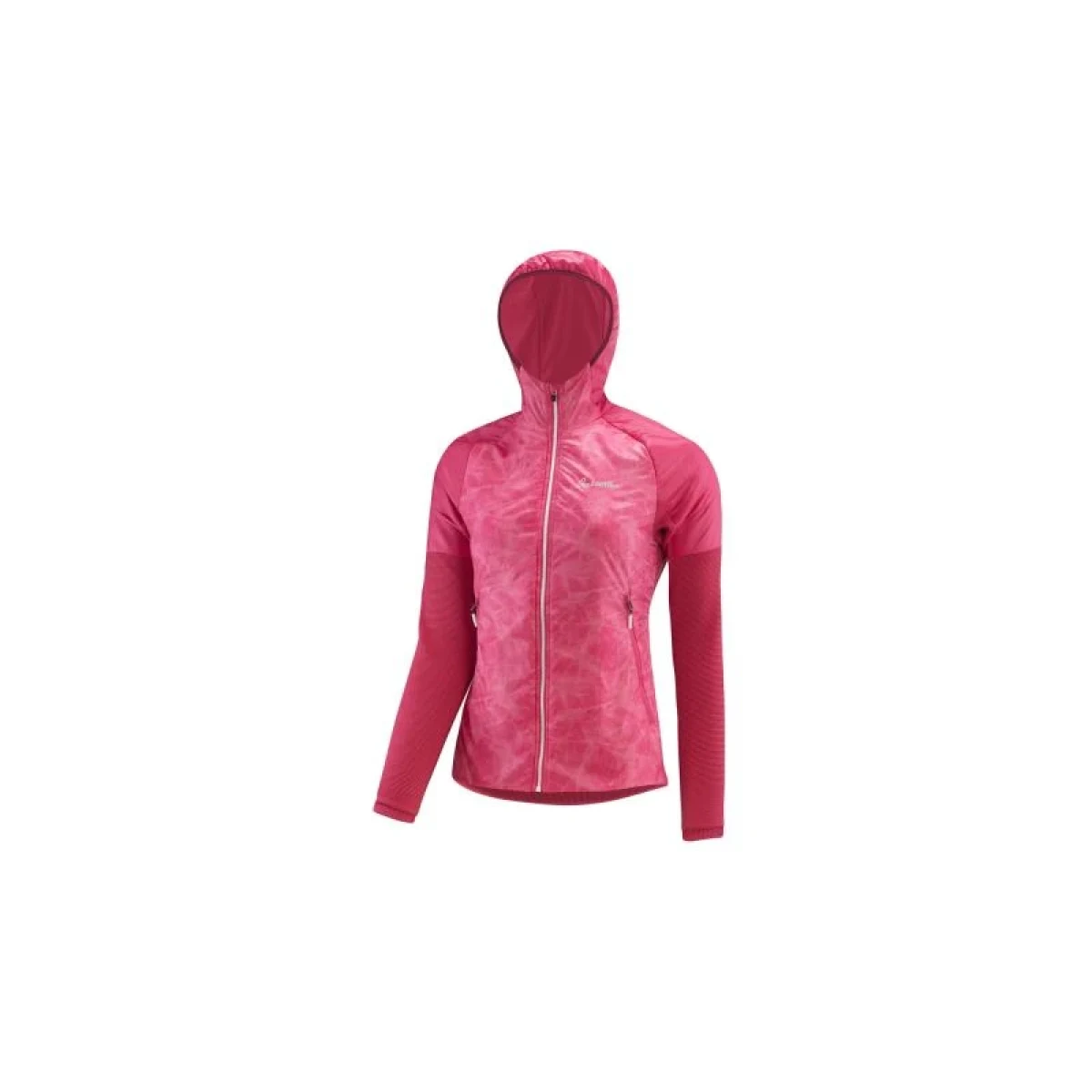 Löffler HOODED HYBRID ARCTIC PL ACTIVE 2022 růžová dámská bunda · záber 1