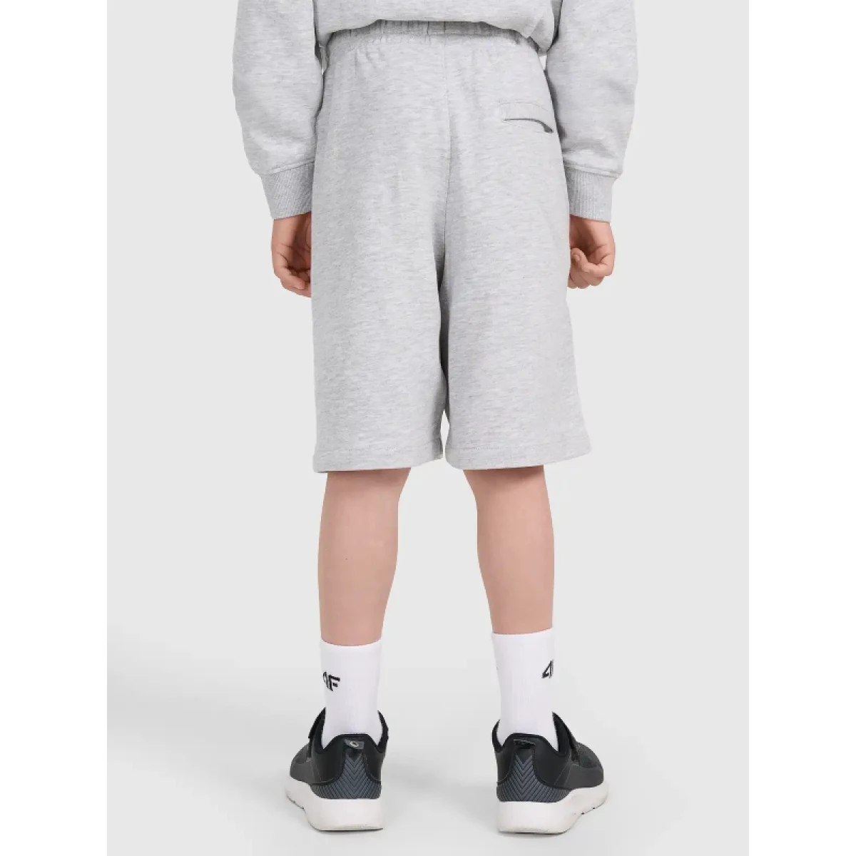 Chlapčenské kraťasy 4F JUNIOR SHORTS CAS M784-25M-GREY MELANGE · záber 3