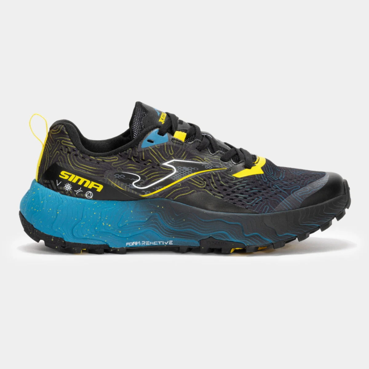 Pánská běžecká trailová obuv JOMA Sima 2501 M black blue · záber 2