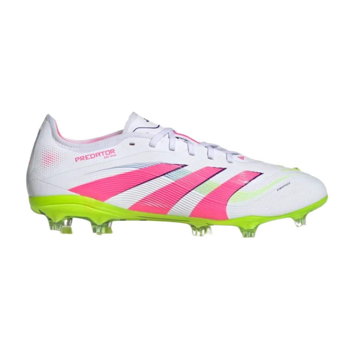 Pánské outdoorové fotbalové kopačky ADIDAS Predator Pro M FG cloud white lucid pink lucid lemon · záber 2