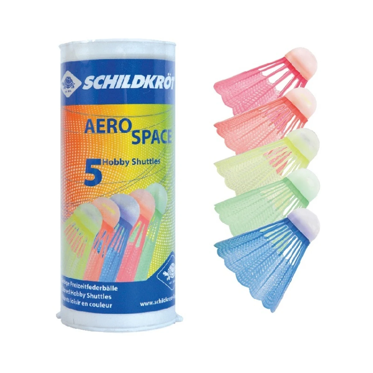 Bedmintonové loptičky SCHILDKROT Aero Space 5ks · záber 1