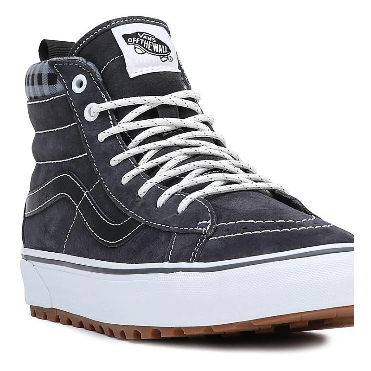Pánská vycházková obuv VANS UA SK8-HI MTE-1 plaid grey white · záber 3
