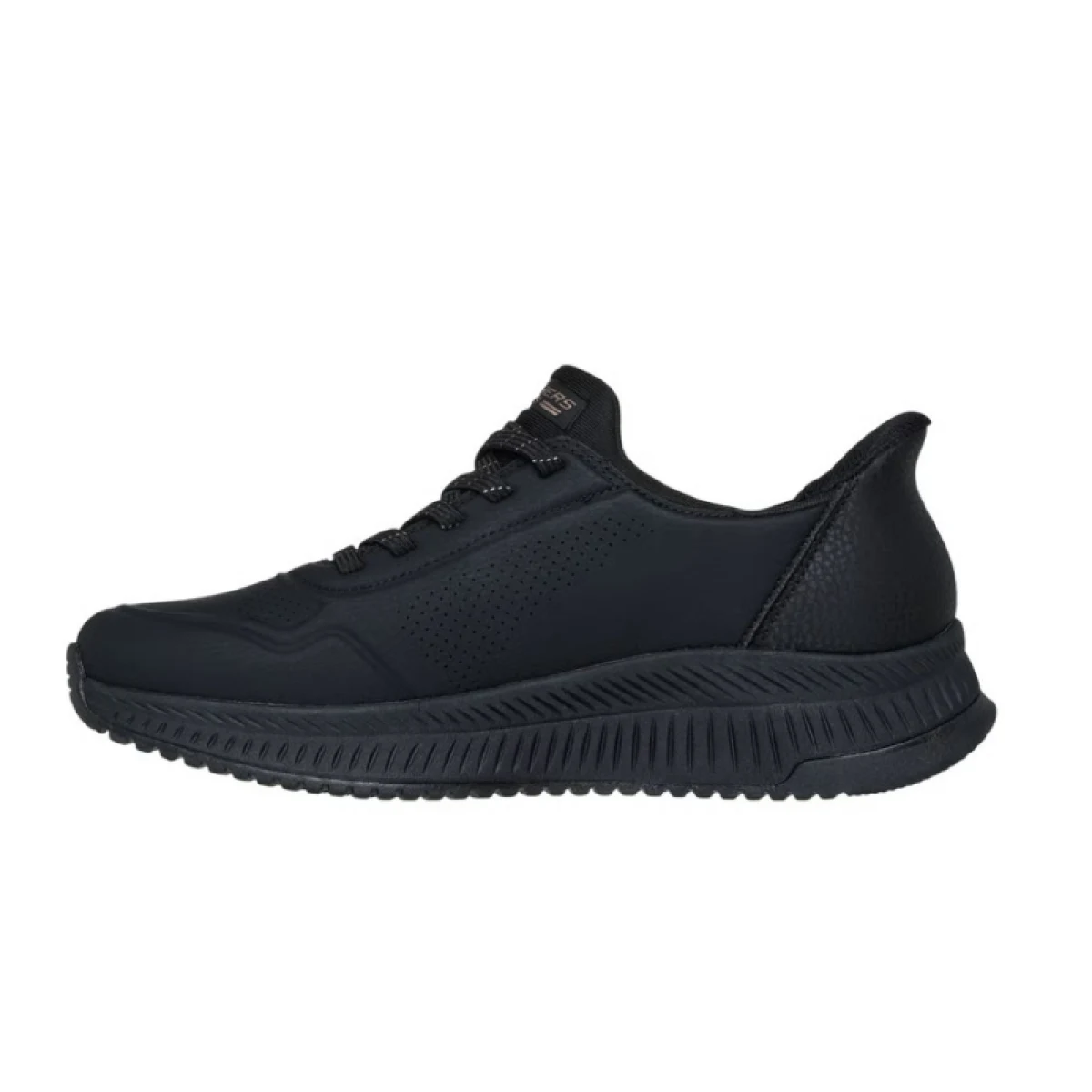 Dámska rekreačná obuv SKECHERS Bobs Squad 4 Key Look Slip-Ins W black black · záber 3