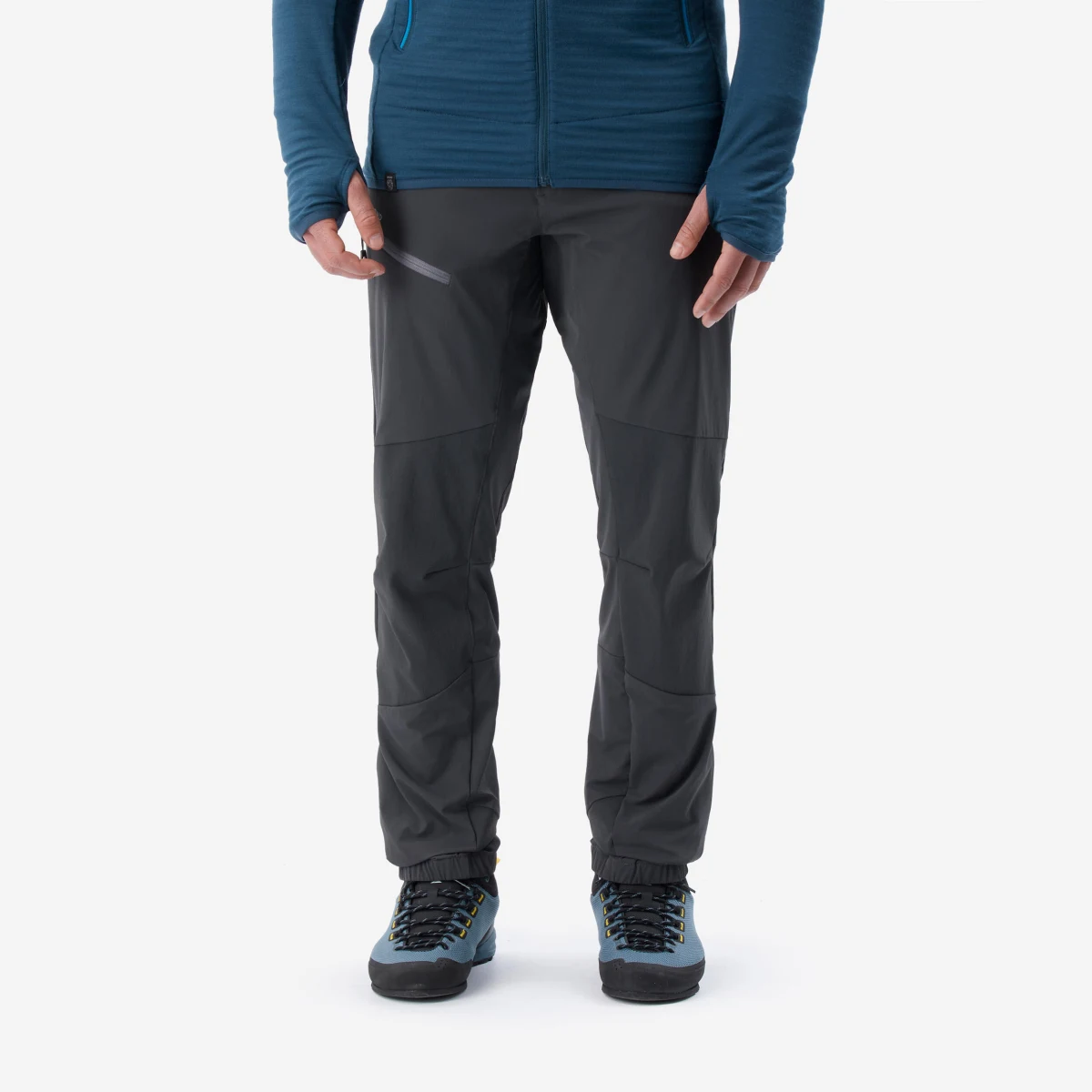 SIMOND Pánske horolezecké nohavice Alpinism Light Evo sivé XL · záber 1