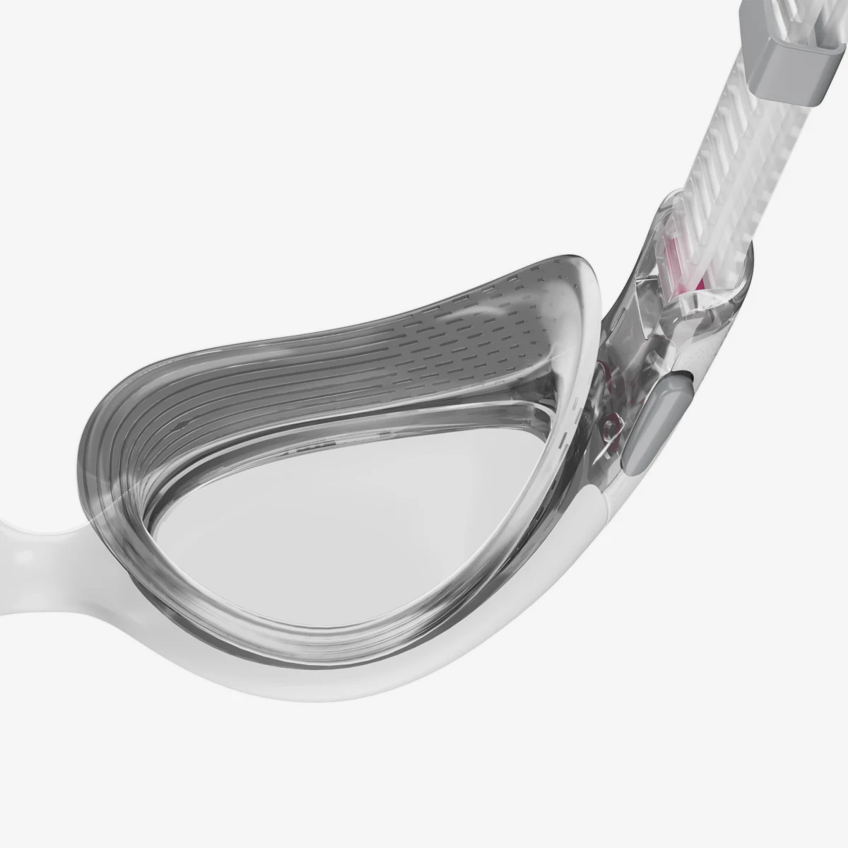 SPEEDO Plavecké okuliare priehľadné SPEEDO BIOFUSE 2.0, dámske bielo-sivé jedna veľkosť · záber 2