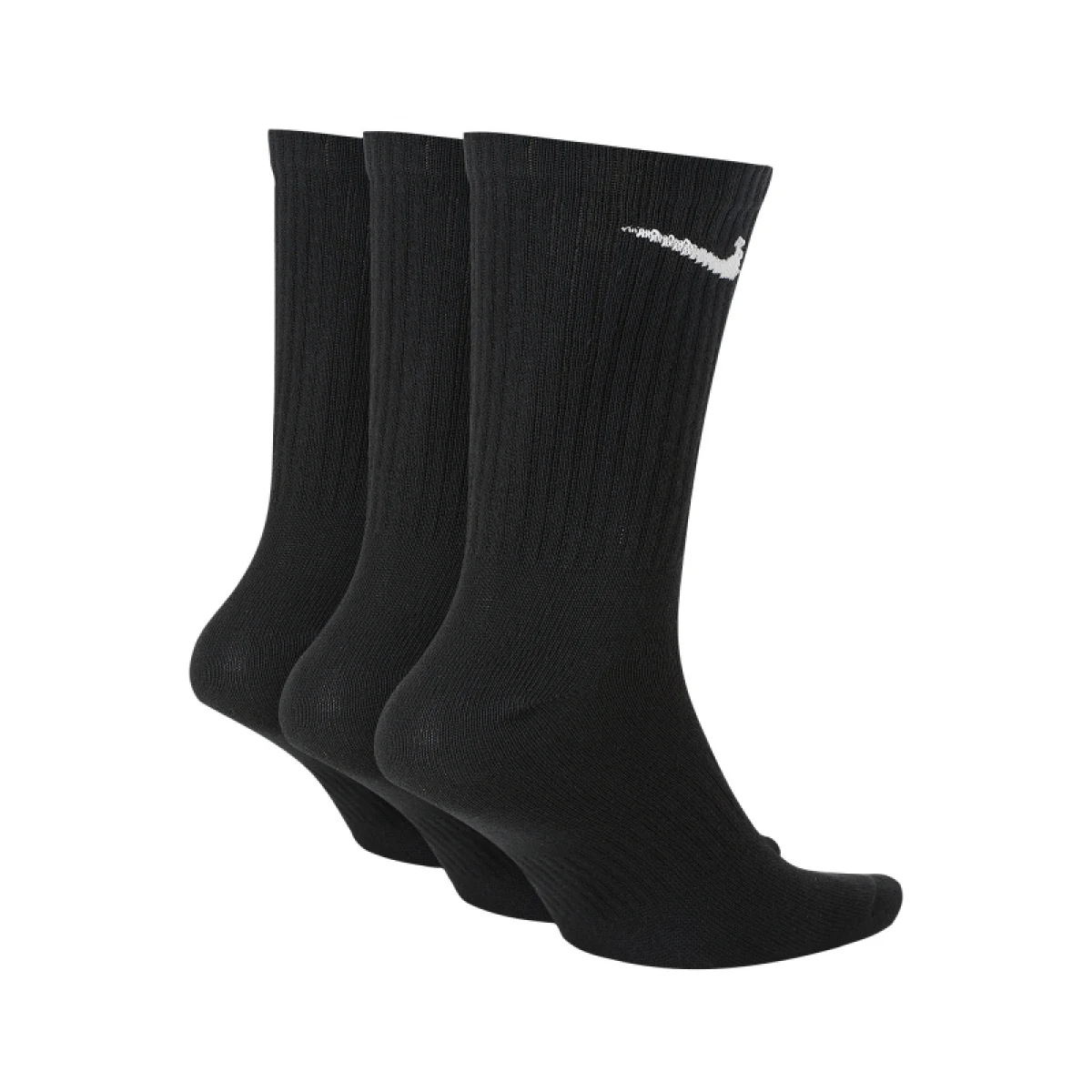 Ponožky NIKE U NK EVERYDAY LTWT CREW 3PR-Black · záber 2