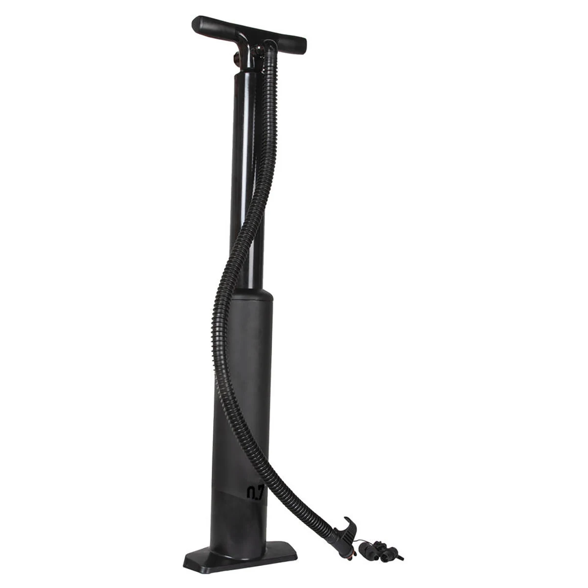 DECATHLON Vonkajší plastový tubus čiernej dvojčinnej nízkotlakovej pumpy Itiwit 0 – 10 PSI bez · záber 2