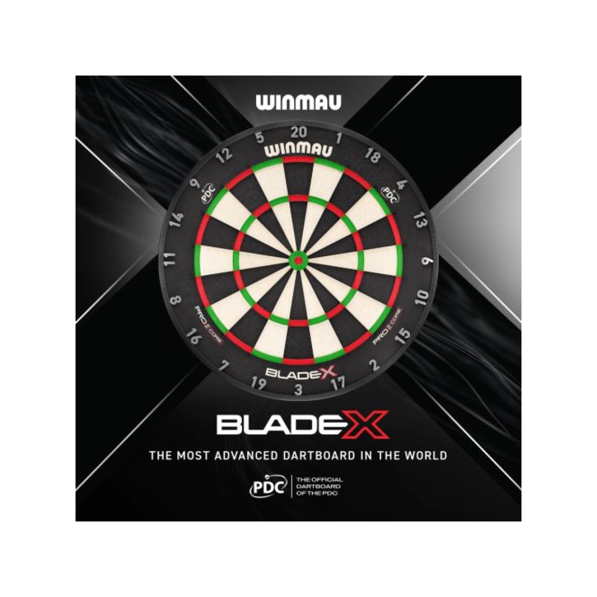 darts tábla sisal Winmau Blade X - Official PDC Dartboard (penge térrács) · záber 2