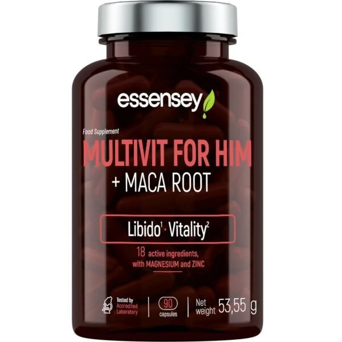 Trec Nutrition ESSENSEY Multivitamíny pro muže s MACA - 90 kapslí · záber 1