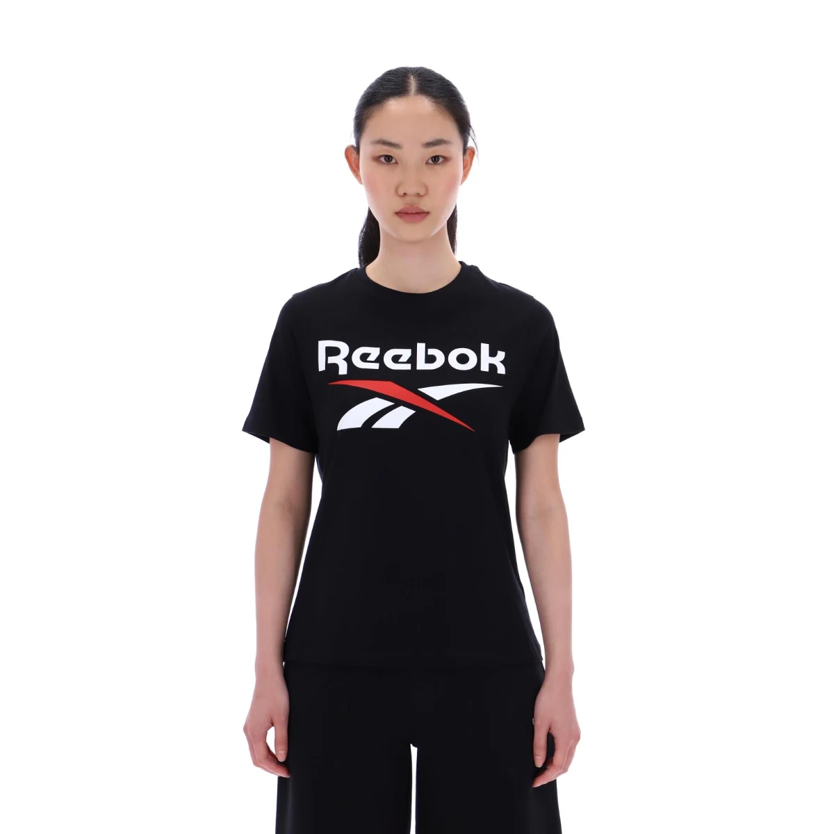 REEBOK Reebok dámske bavlnené tričko čierne M · záber 1