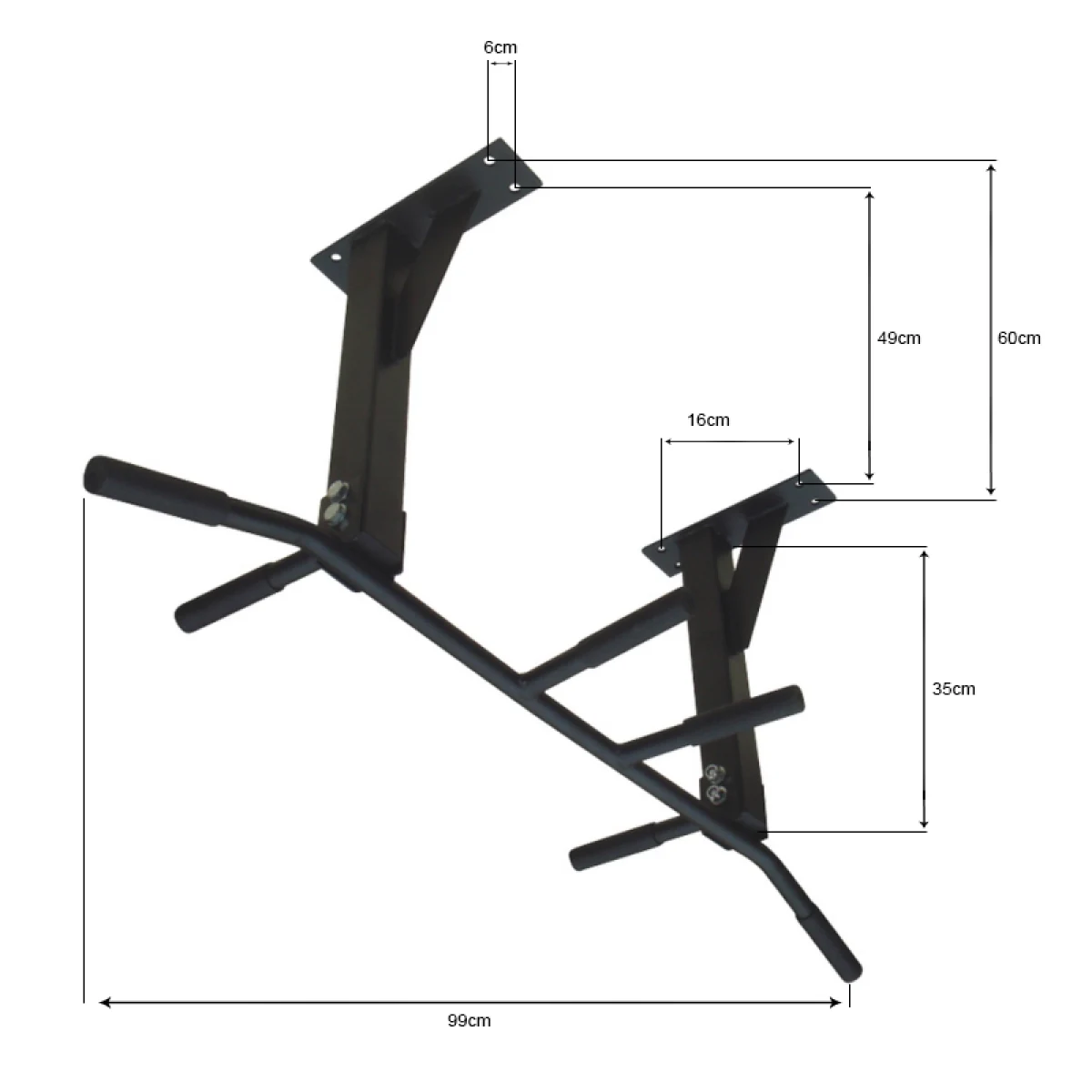 Posilovací hrazda SPARTAN strop · záber 2