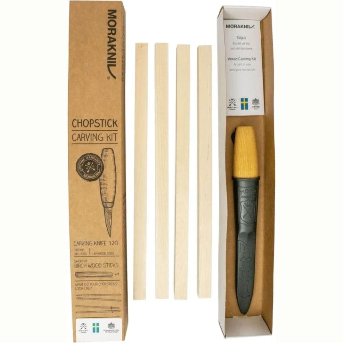 Morakniv Chopstick Woodcarving Kit (C) řezbářská sada · záber 1
