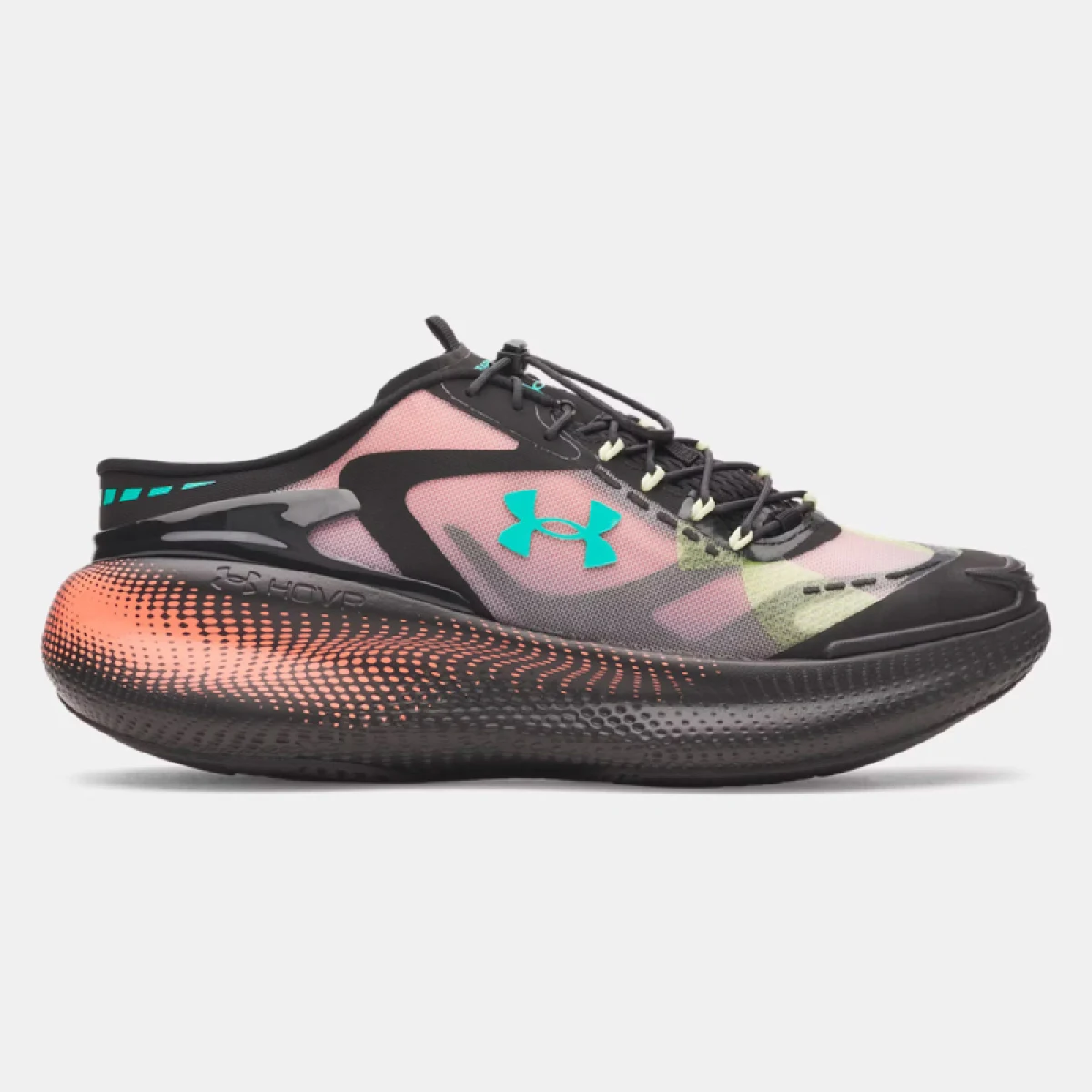 Pánska rekreačná obuv UNDER ARMOUR UA Echo M electric tangerine black green mode · záber 3