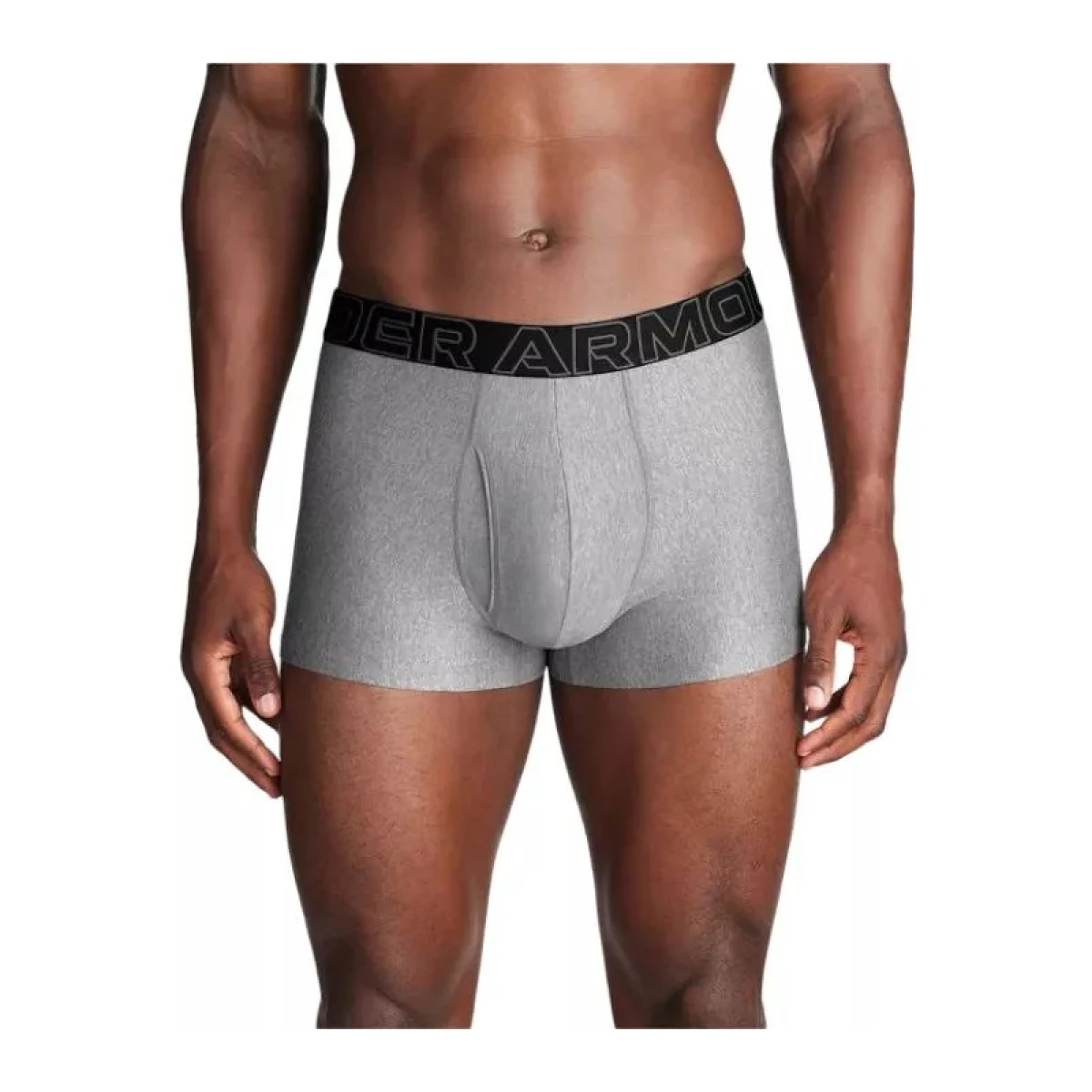 Pánske boxerky UNDER ARMOUR 3 PACK-UA PERFORMANCE TECH - SOLID 3 inch-GRY · záber 2