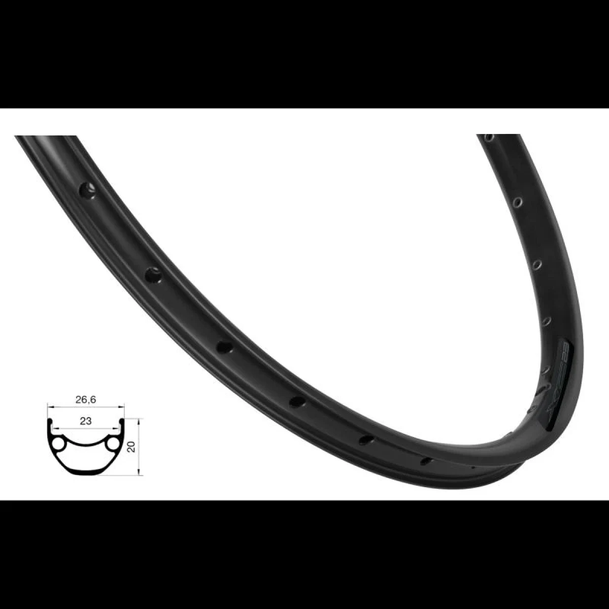 Force Ráfek XC DISC 584x23, 36děr, černý · záber 1