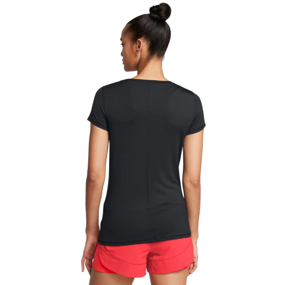 Dámské tréninkové tričko s krátkým rukávem UNDER ARMOUR Tech Mesh SS-BLK · záber 2
