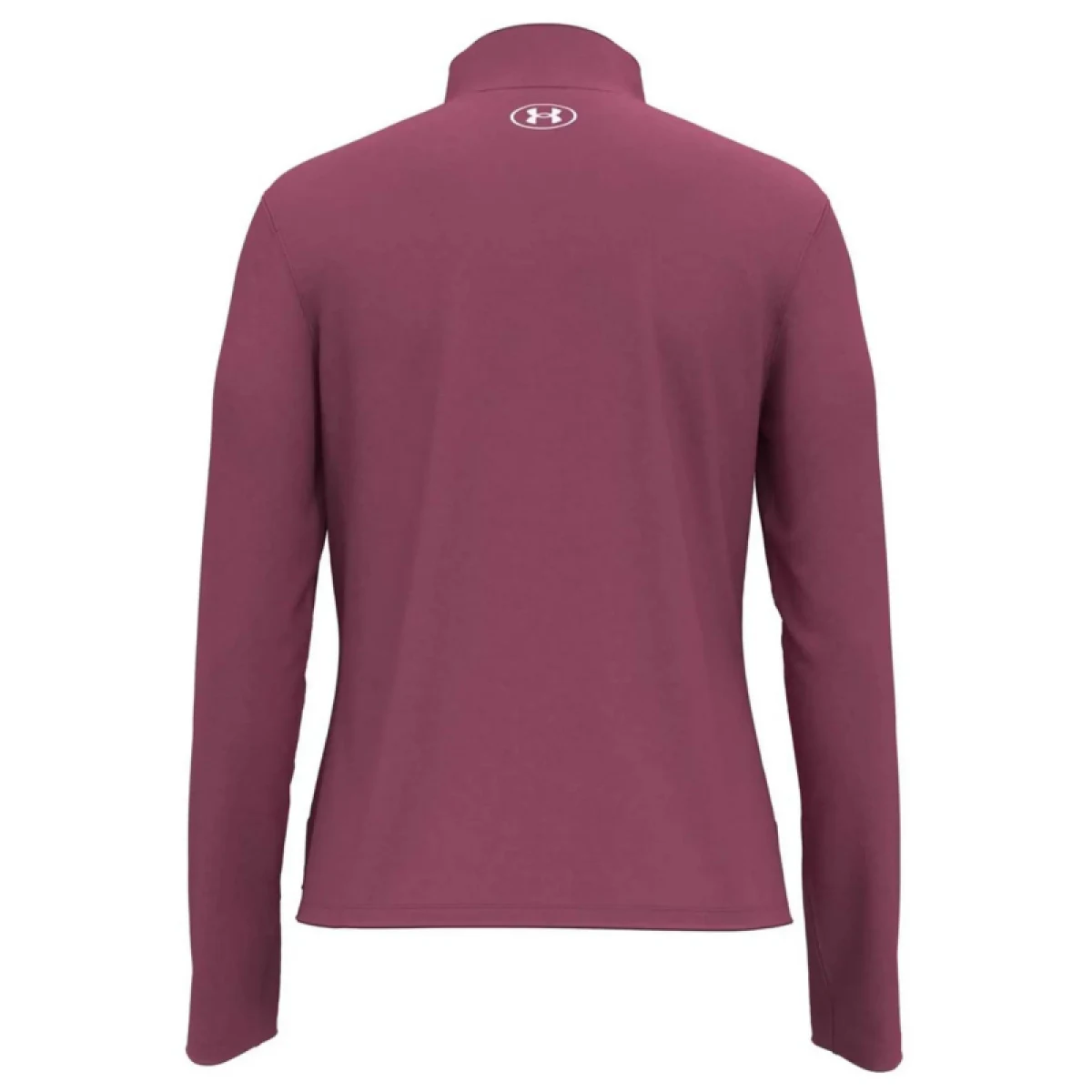 Dámska tréningová mikina s 1 2 zipsom UNDER ARMOUR UA Tech WM Tape Half Zip-RED · záber 4