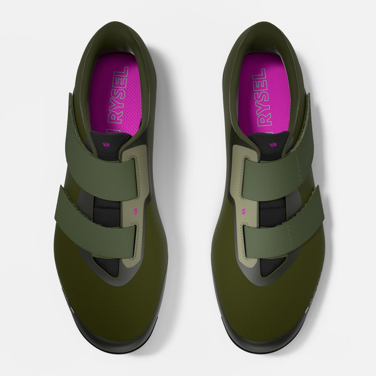VAN RYSEL Tretry EDR Discover na cestnú cyklistiku/gravel komp. SPD kaki 39 · záber 2