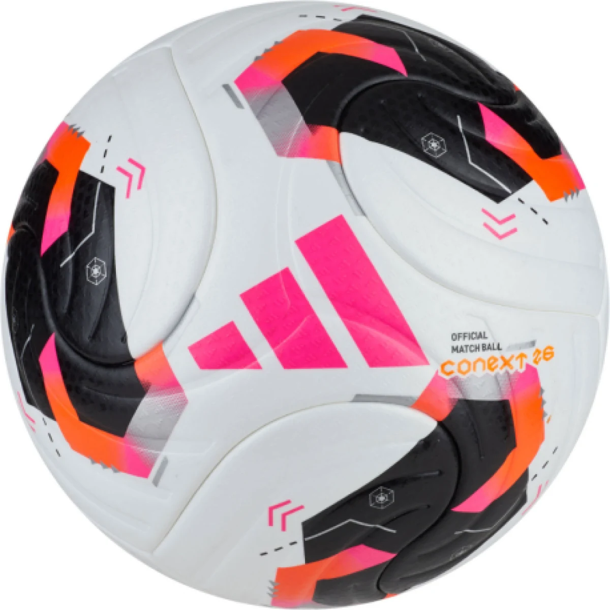Futbalová lopta ADIDAS CNXT26 PRO WHITE BLACK SILVMT · záber 1