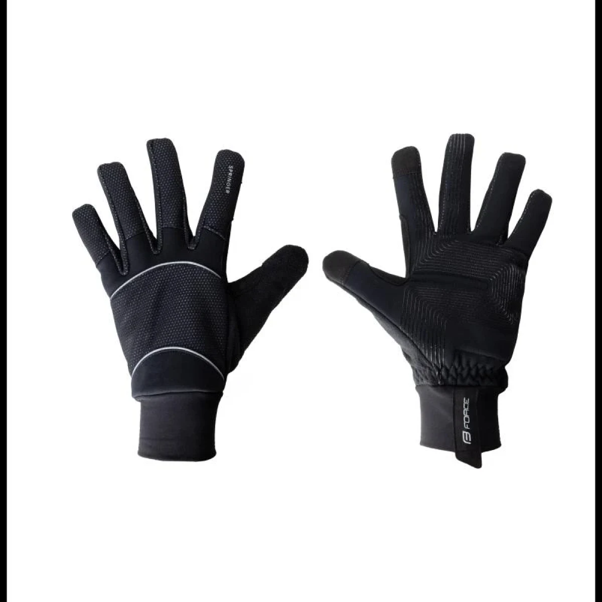 Force Rukavice SPRINGER černé - Velikost: 3XL | Barva: Čierna · záber 1
