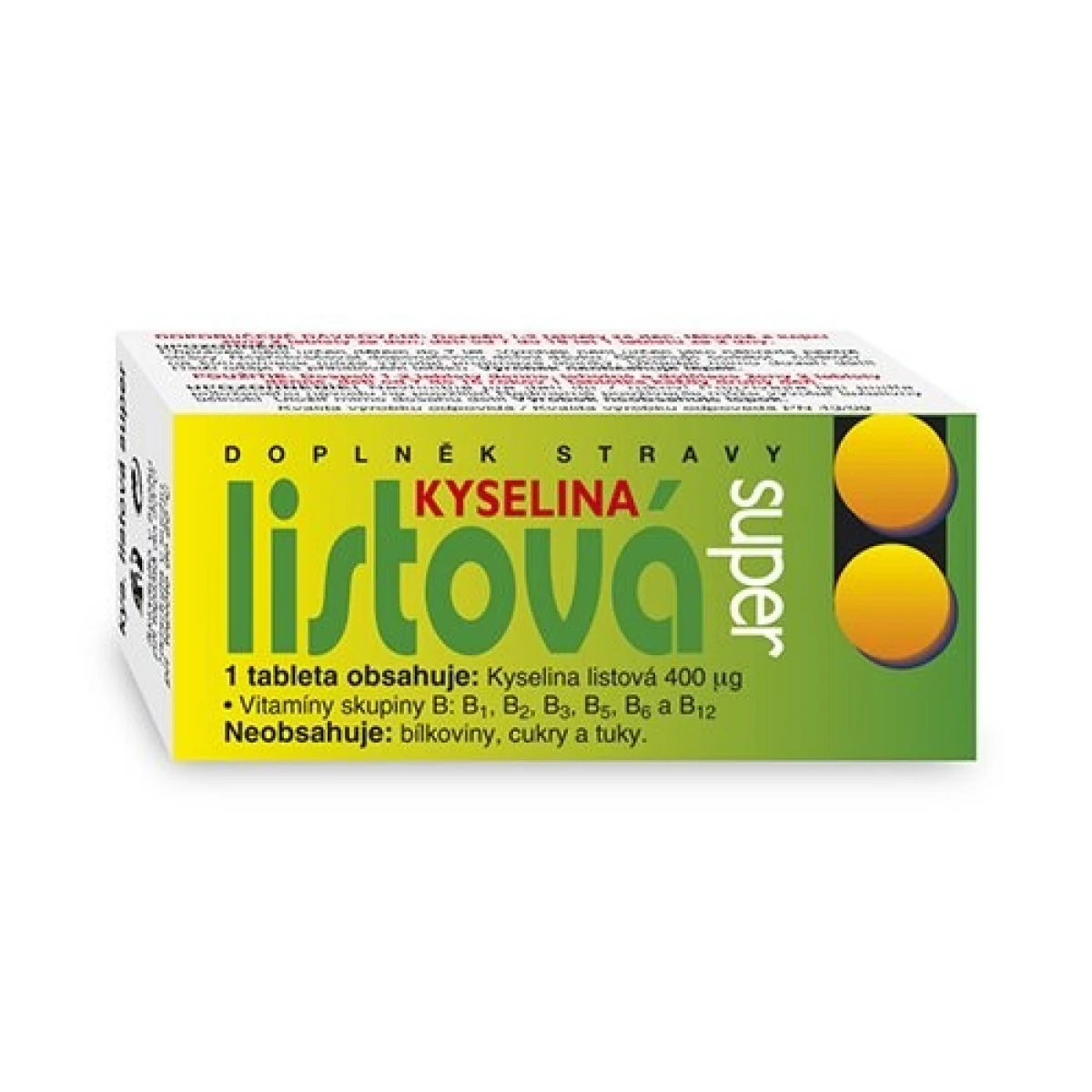 NATURVITA Kyselina listová super 60 tabliet · záber 1