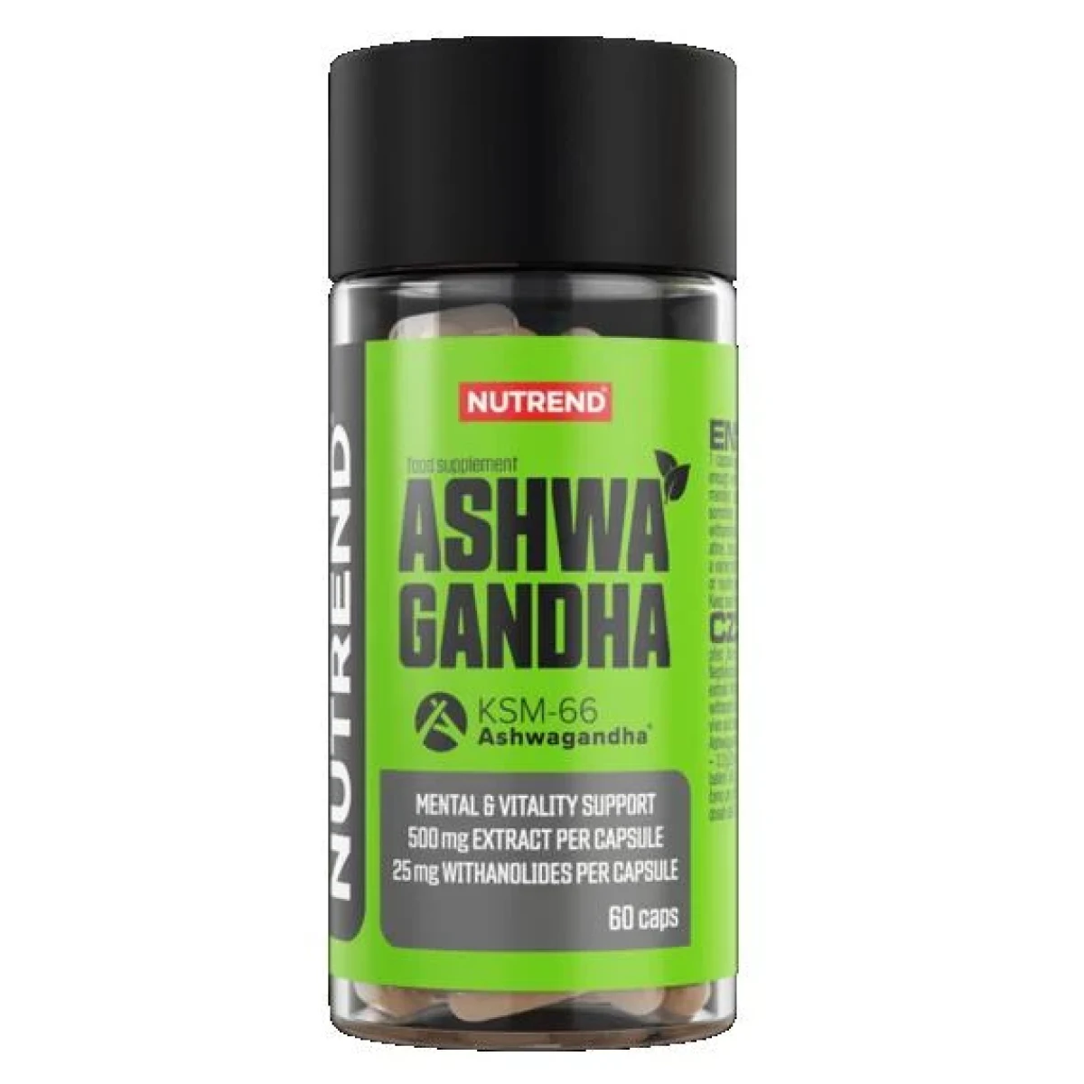 Nutrend Ashwagandha 60 kapslí · záber 1