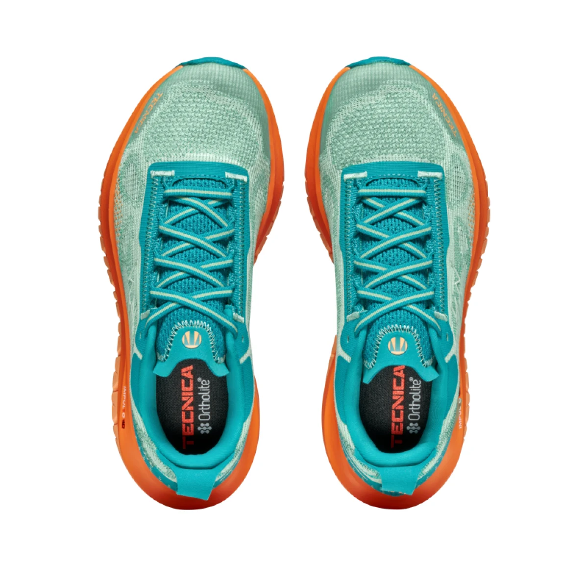 Dámská běžecká trailová obuv TECNICA Pyrox Hybrid Ws, orange aqua green · záber 5