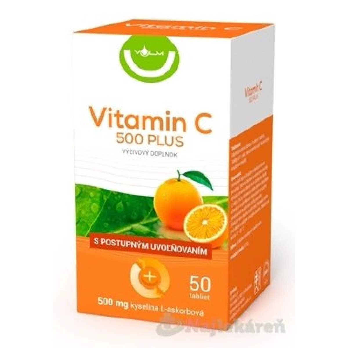 Vulm Vitamín C 500 plus 50 tbl · záber 2