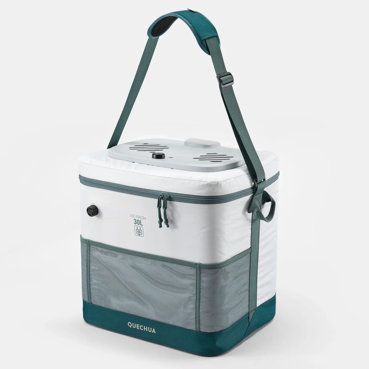 QUECHUA Elektrický kempingový chladiaci box 900 30 l – 96 hod bez · záber 2