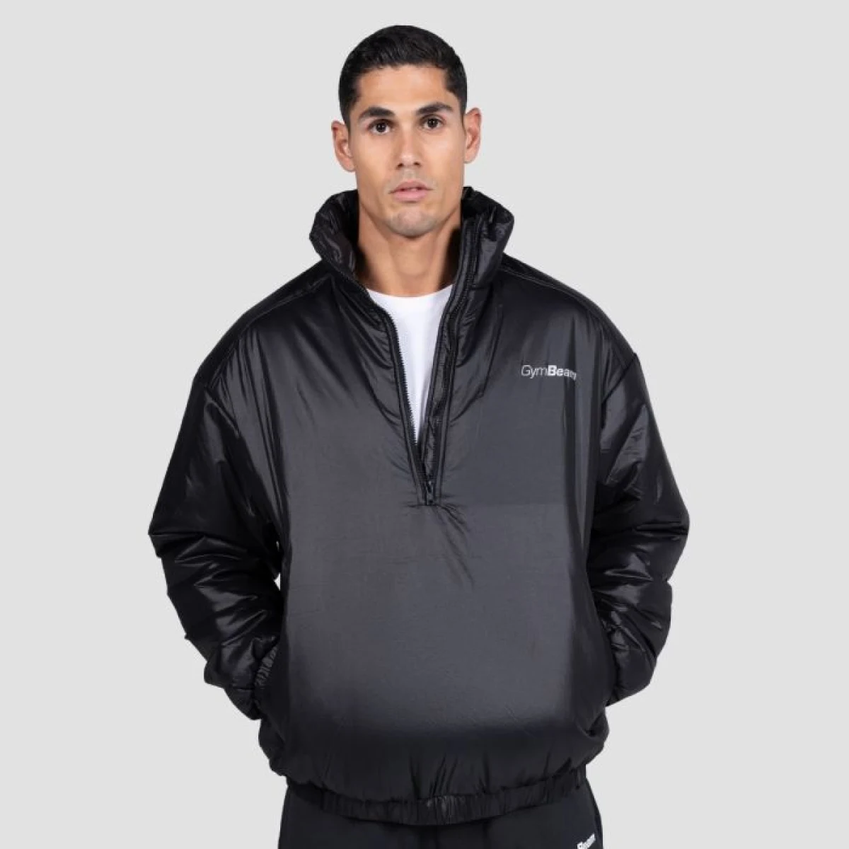Яке Prime 1/2 Zip Black - GymBeam - Размер: S | Тегло: 0,515 g | Опаковка: 14 · záber 1