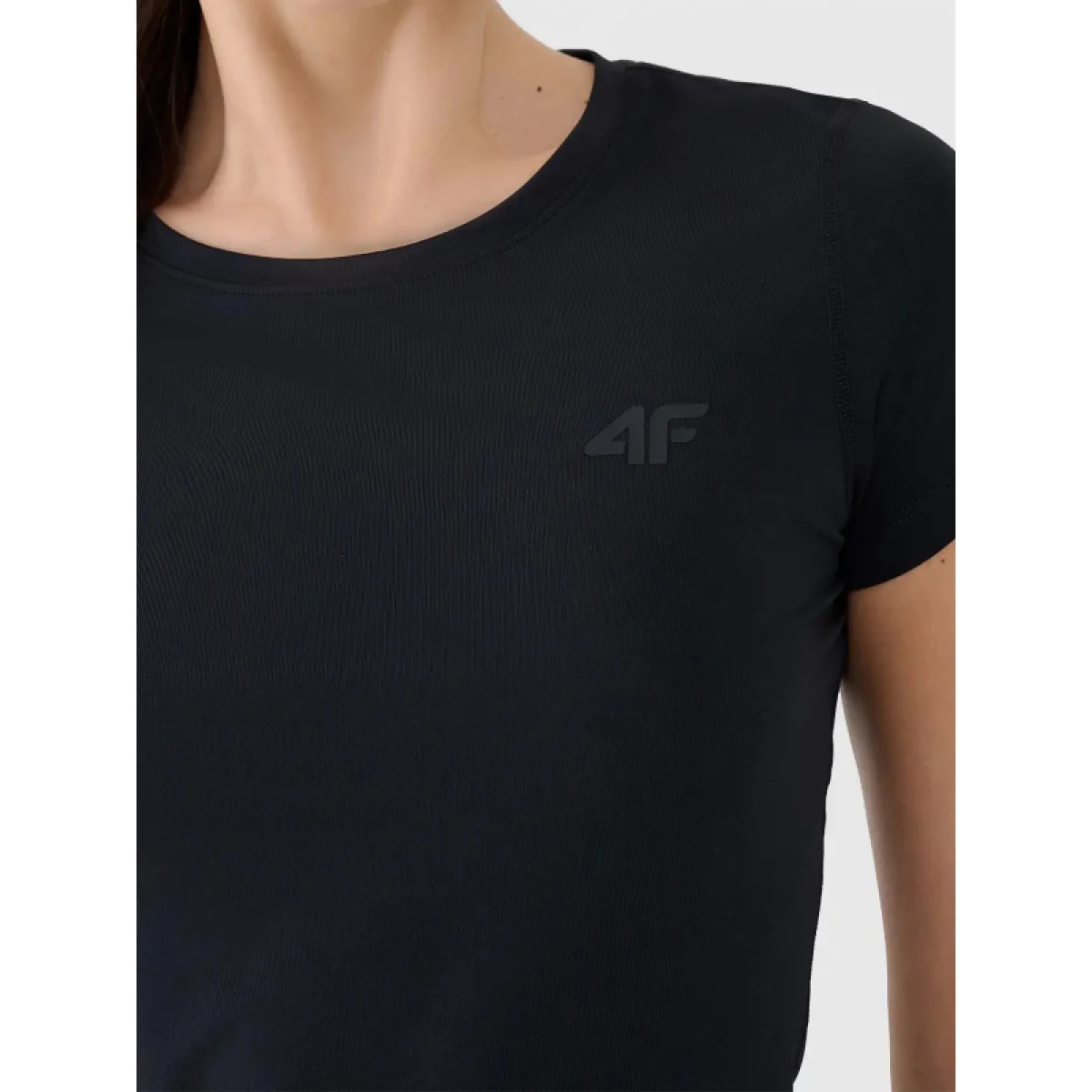 Dámske tréningové tričko s krátkym rukávom 4F TSHIRT FNK F1846-20S-DEEP BLACK · záber 4