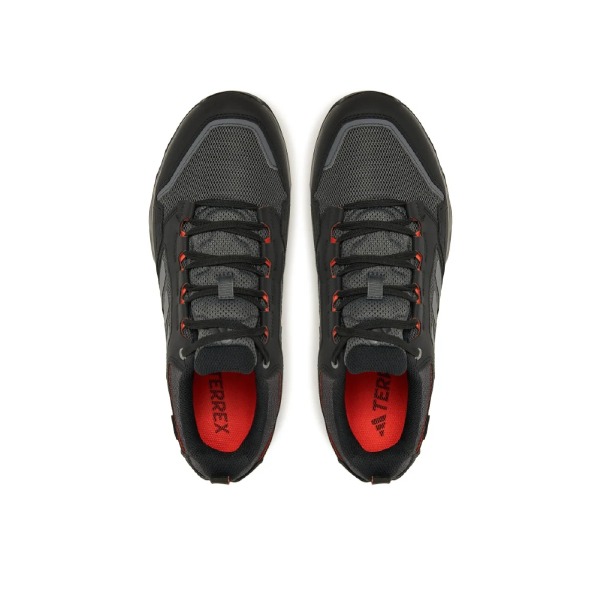 Pánská běžecká trailová obuv ADIDAS Terrex Tracerocker 2 GTX M grey six grey four semi impact orange · záber 3