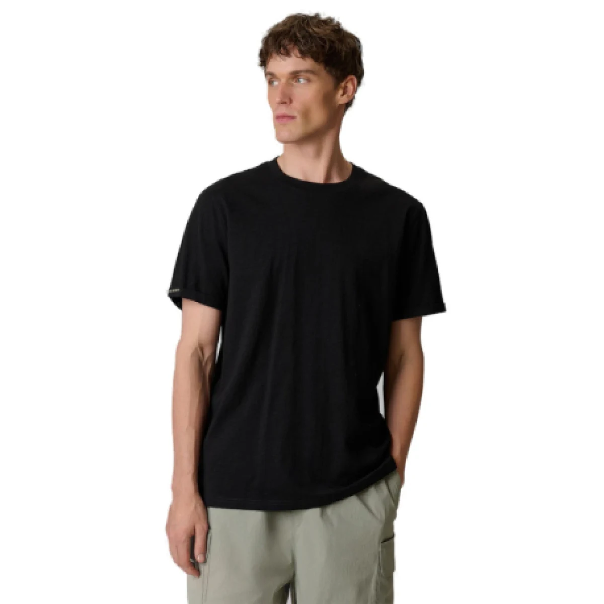 Pánské tričko s krátkým rukávem 4F TSHIRT M3322-20S-DEEP BLACK · záber 1