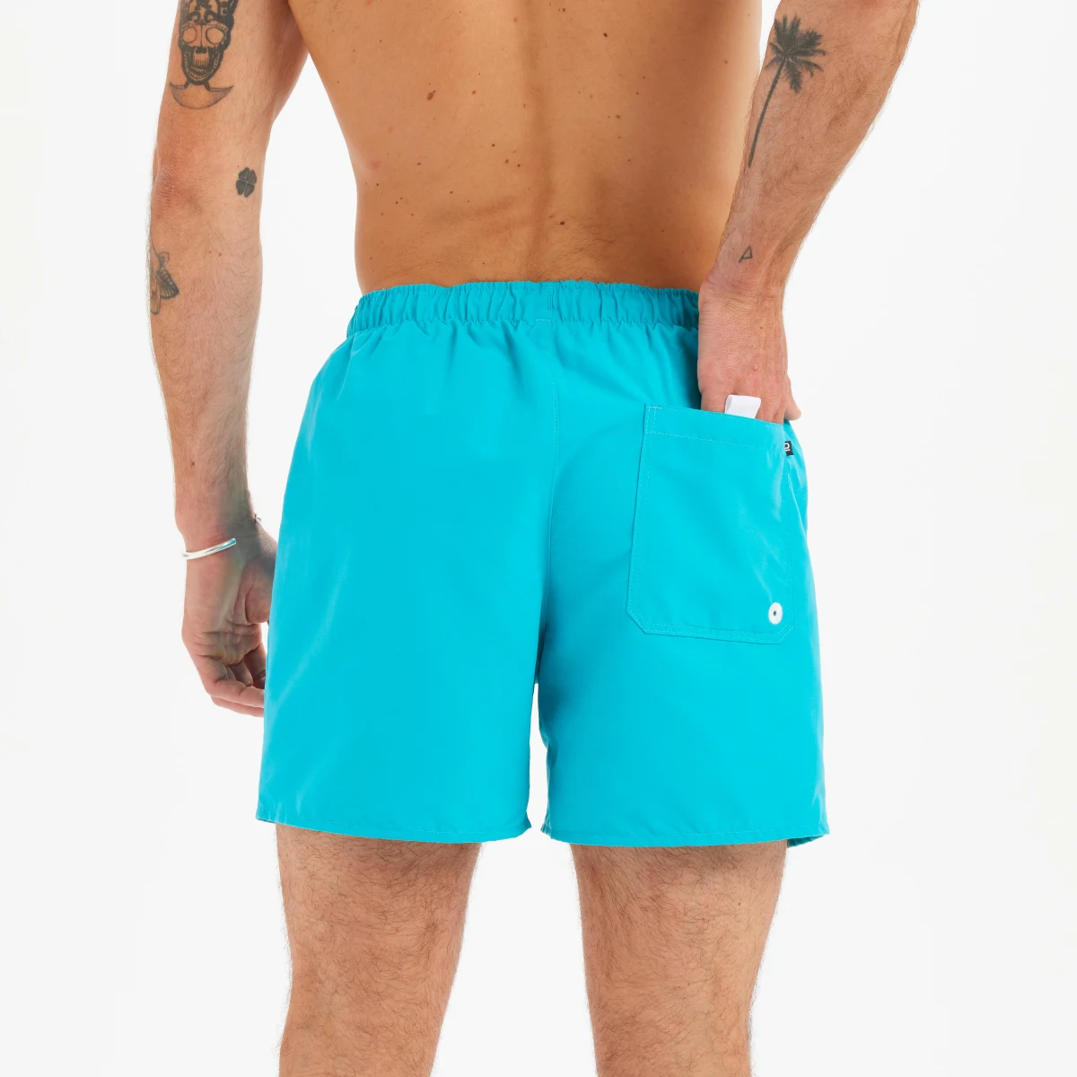 DECATHLON Boardové šortky Hendaia NT tyrkysové M · záber 2