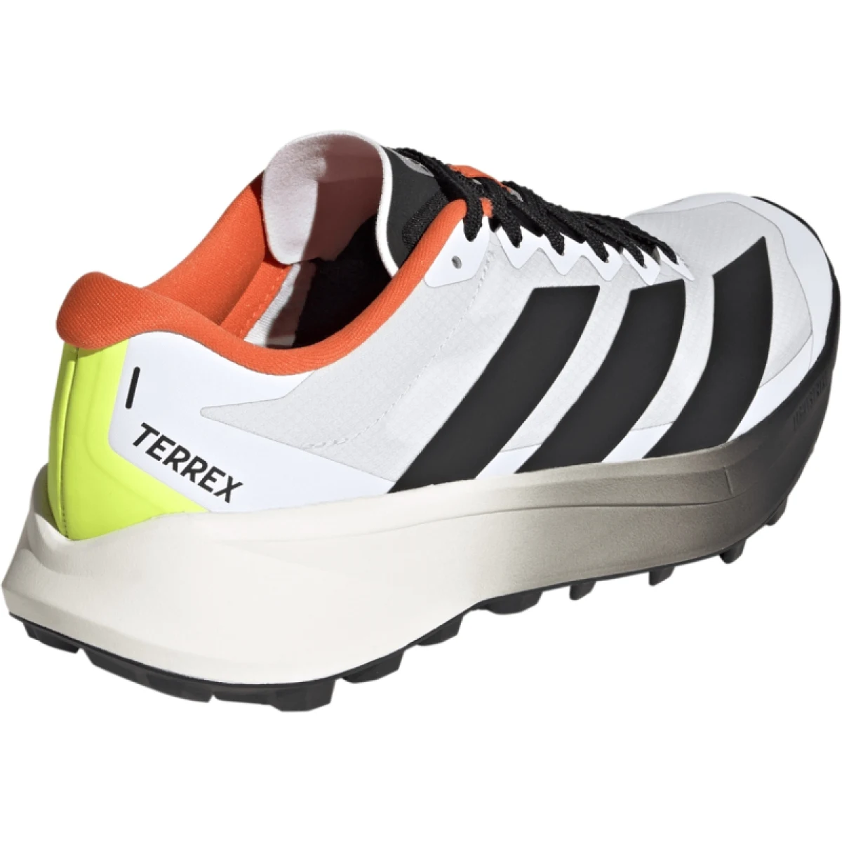 Pánska bežecká trailová obuv ADIDAS Terrex Agravic 4 M cloud white core black semi impact orange · záber 4