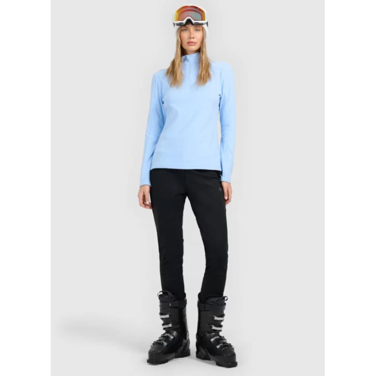 Dámské lyžařské softshellové kalhoty 4F TROUSERS FNK F0945-WAW25TFTRF0945-20S-DEEP BLACK · záber 2