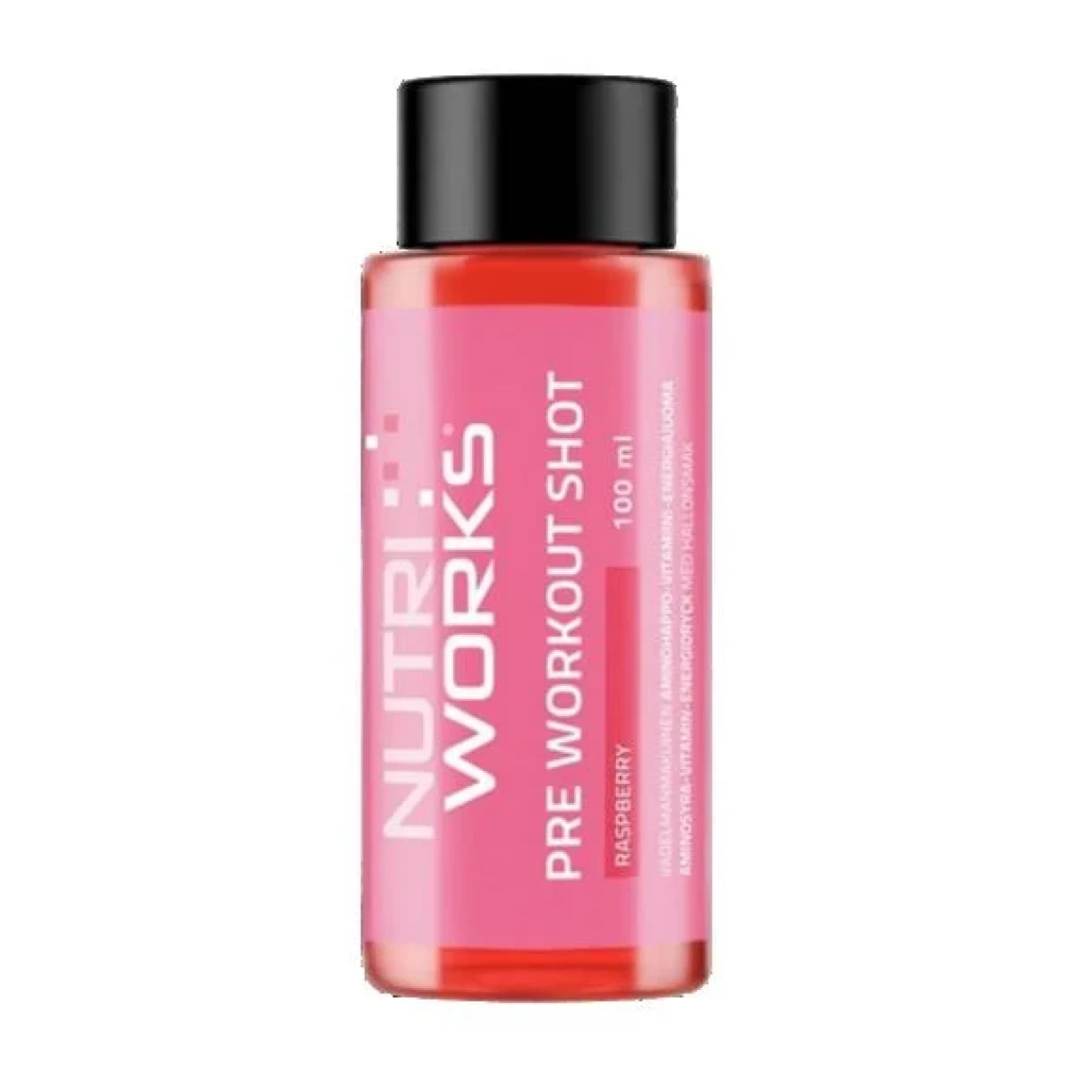 NutriWorks Pre-Workout SHOT 100ml · záber 1