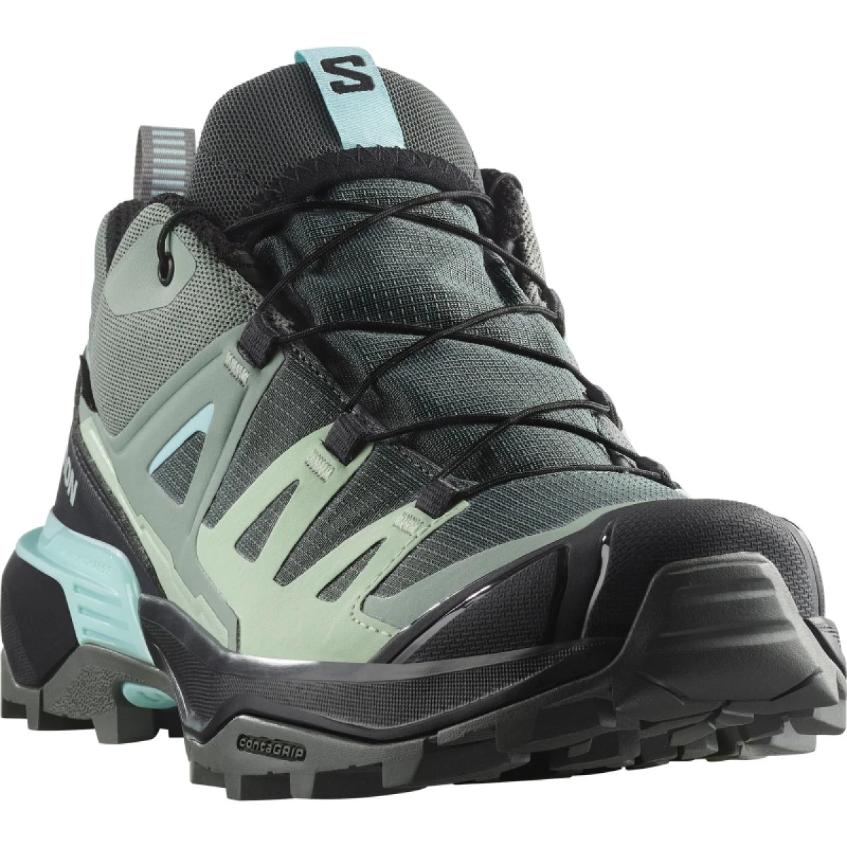 Dámská nízká turistická obuv SALOMON X Ultra 360 GTX W sedona sage black sea foam · záber 2