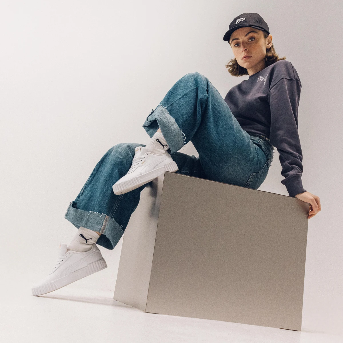 PUMA Puma Carina 3.0 dámske tenisky biele 36 · záber 2