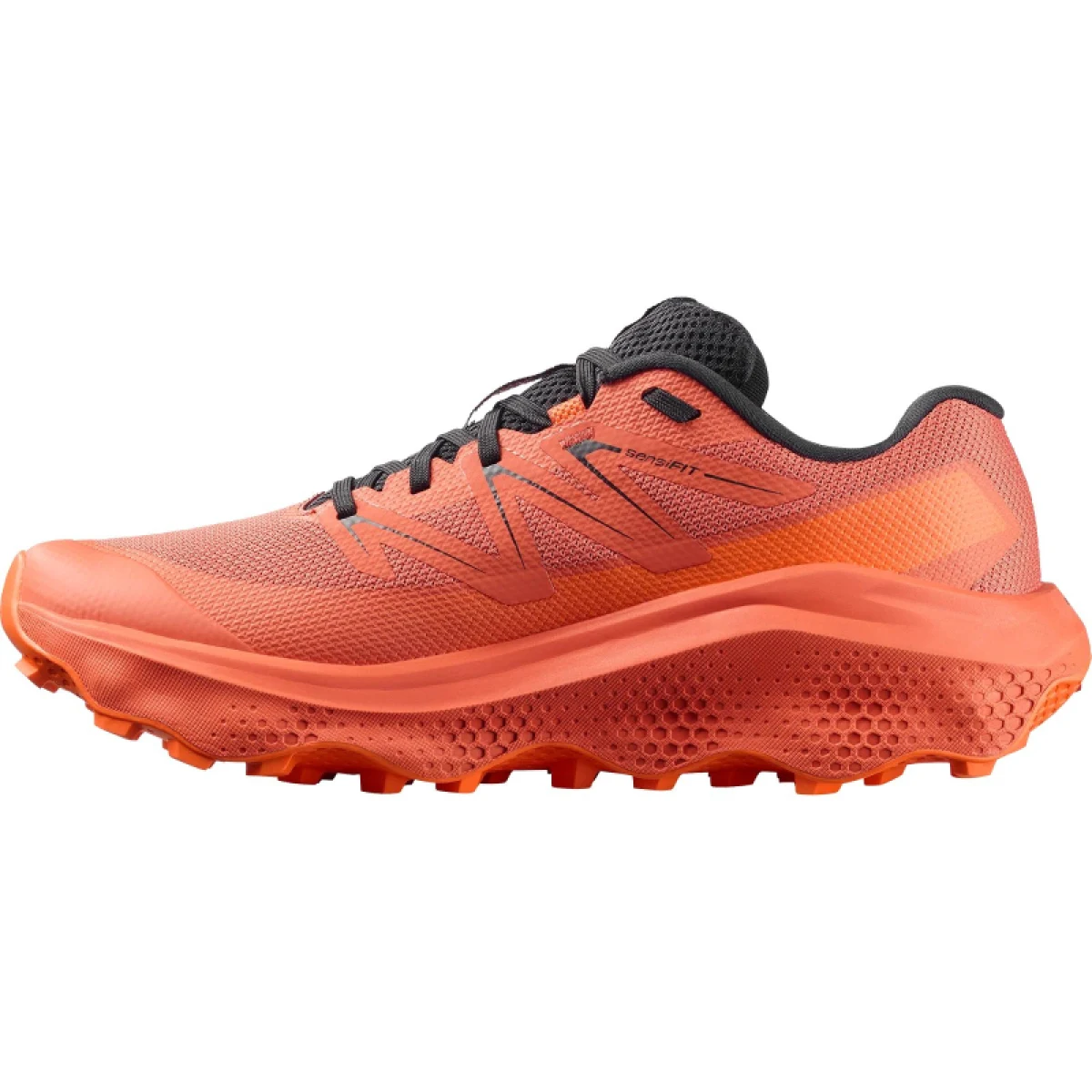 Pánska bežecká trailová obuv SALOMON Ultra Flow 2 M chili dragon fire black · záber 2