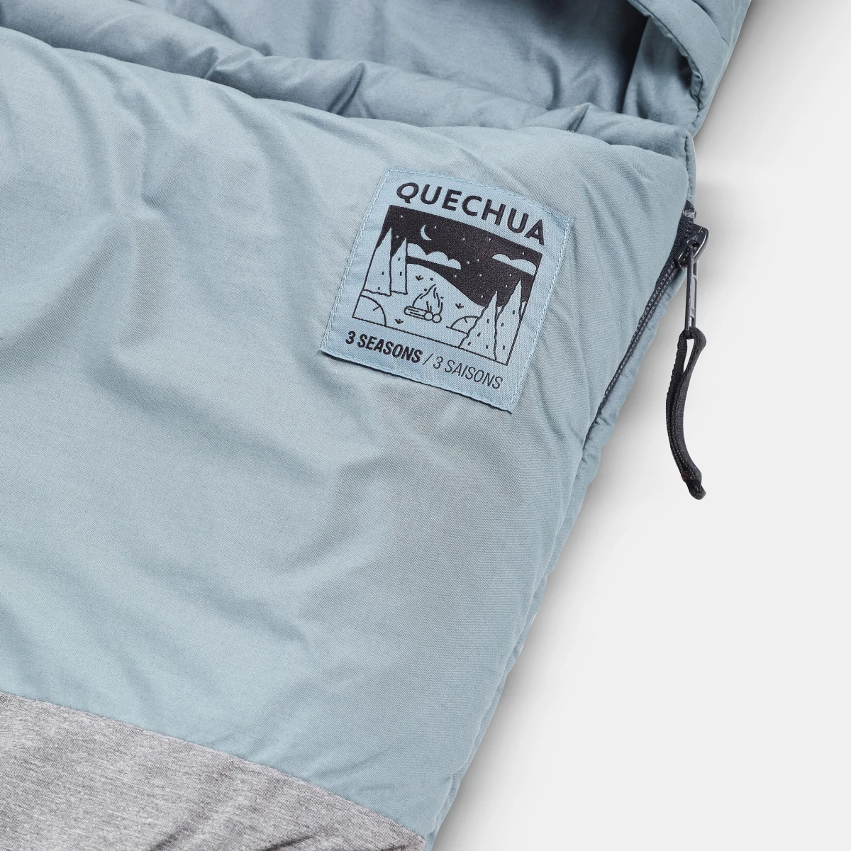 QUECHUA Bavlnený kempingový spací vak Ultim Comfort 0°C pre 2 os. bez · záber 2