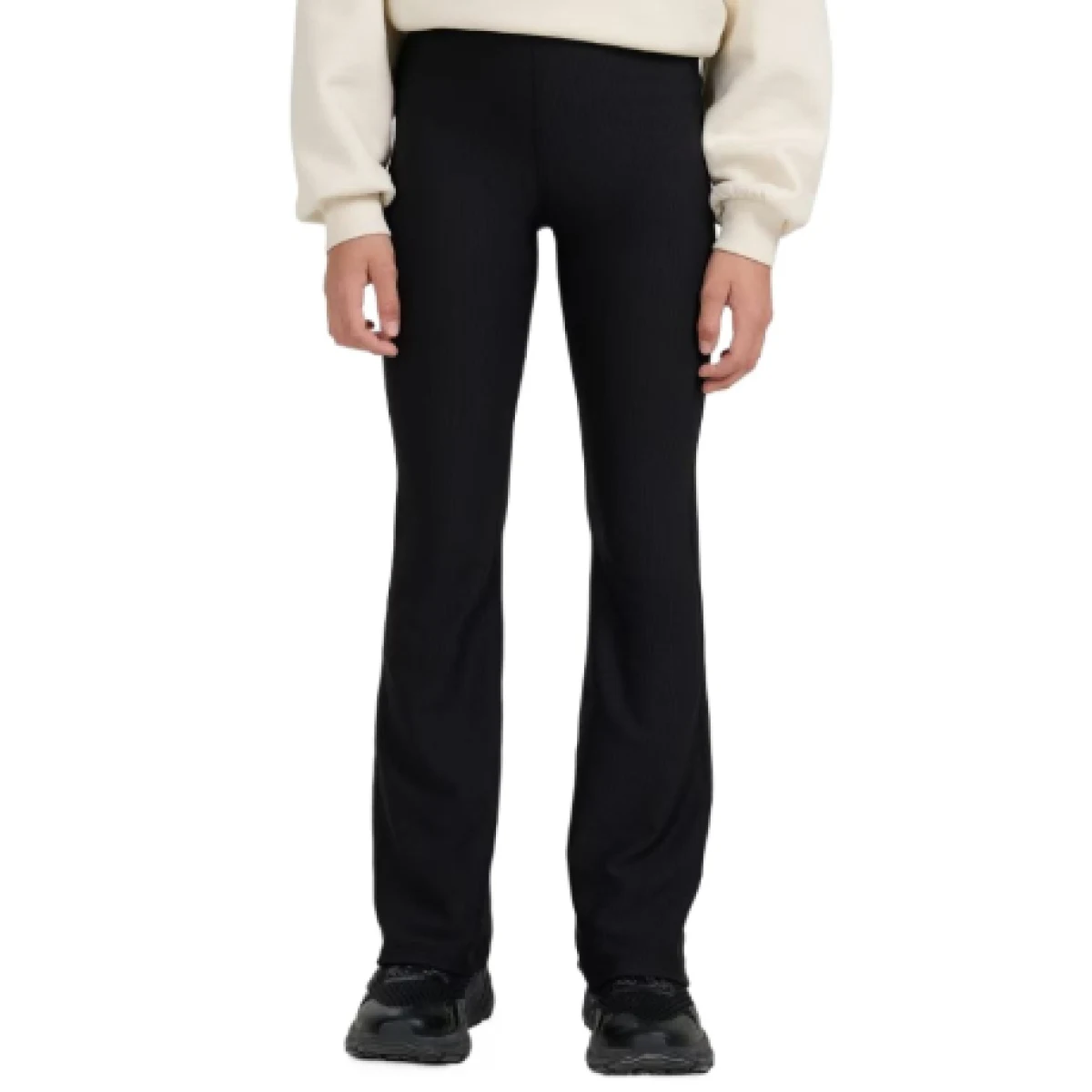 Dievčenské nohavice 4F JUNIOR TROUSERS CAS F1393-4FJWAW25TTROF1393-20S-DEEP BLACK · záber 1