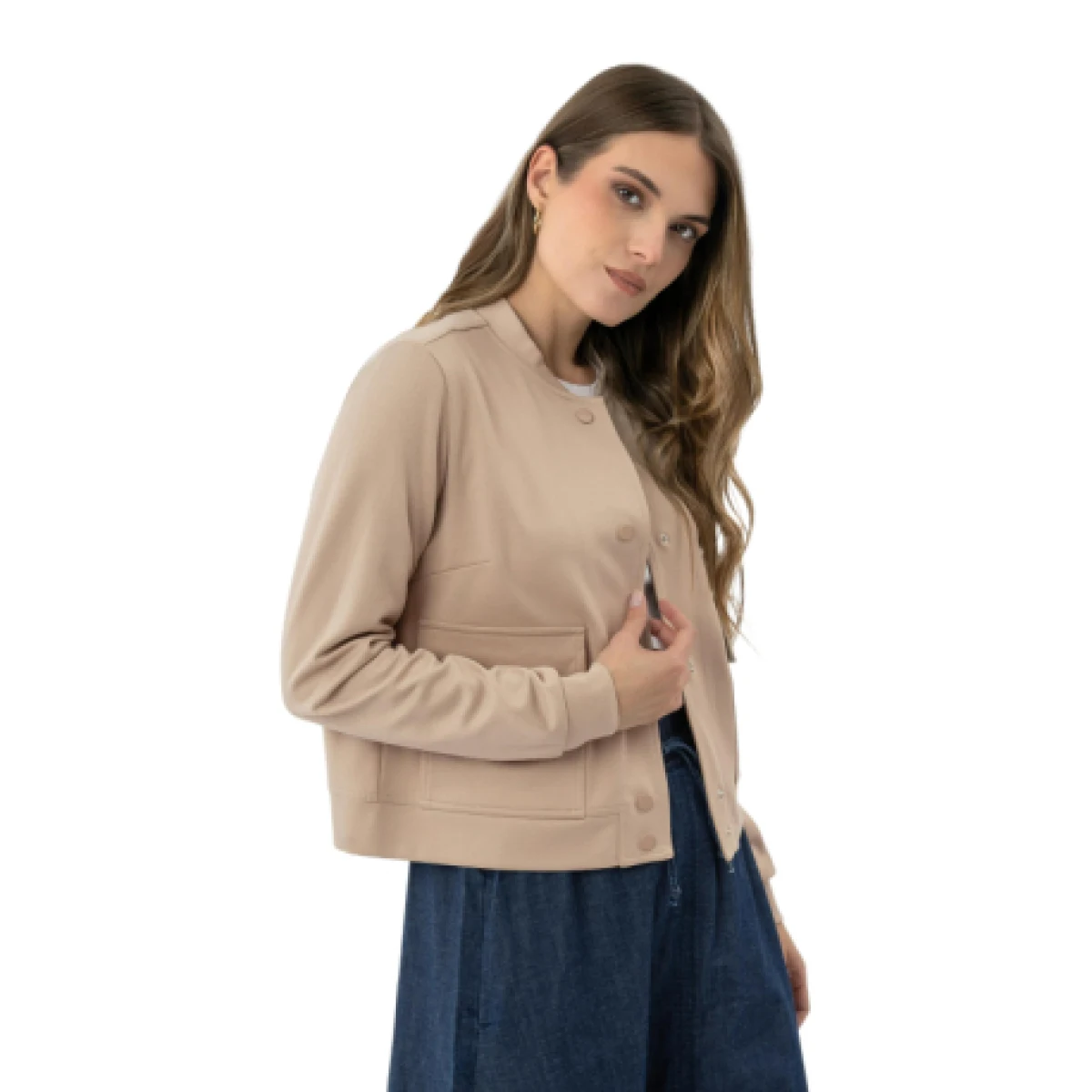 Dámska bunda VOLCANO J-KALIA-BEIGE · záber 1