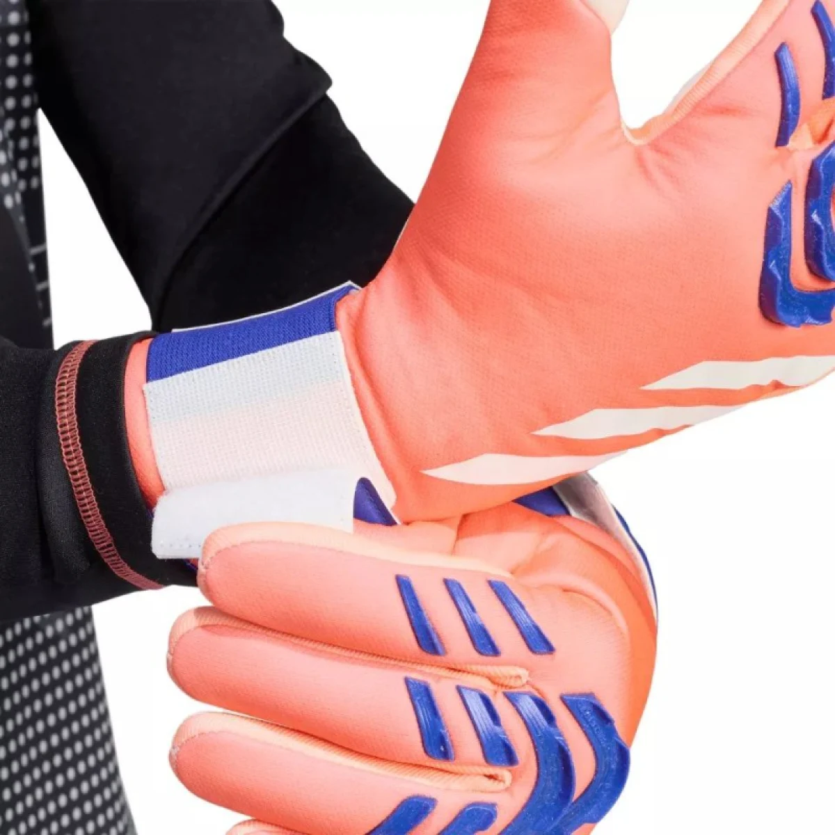 Futbalové brankárske rukavice ADIDAS PRED GL LGE SIGCOR WHITE LUCBLU · záber 3