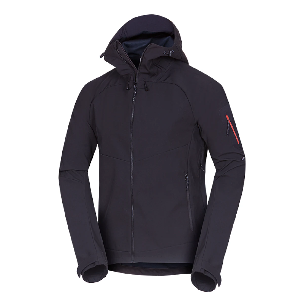 Pánská turistická softshellová bunda NORTHFINDER BRIO-269black · záber 4