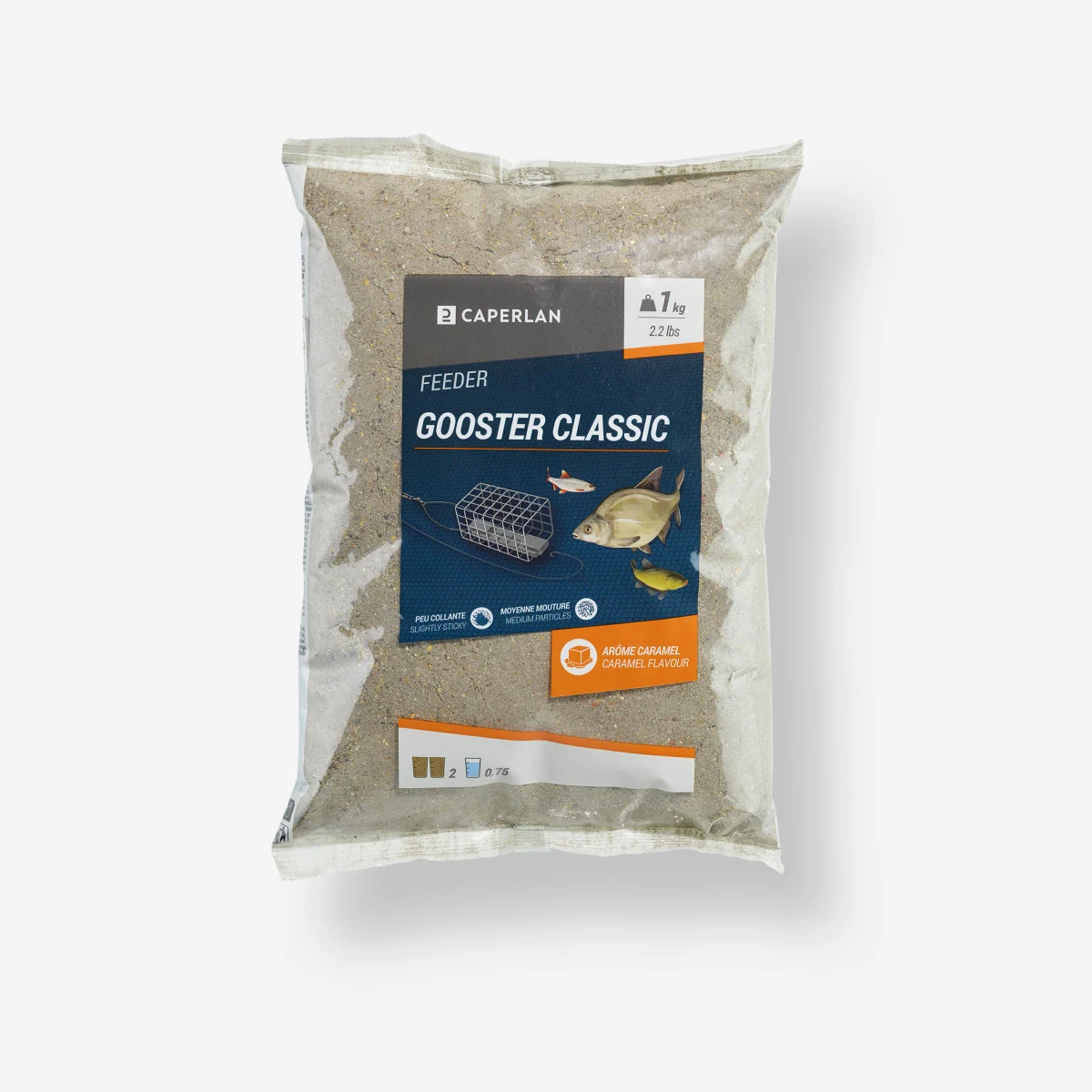 CAPERLAN Návnada Gooster Classic na všetky ryby na feeder 1 kg 1kg · záber 1