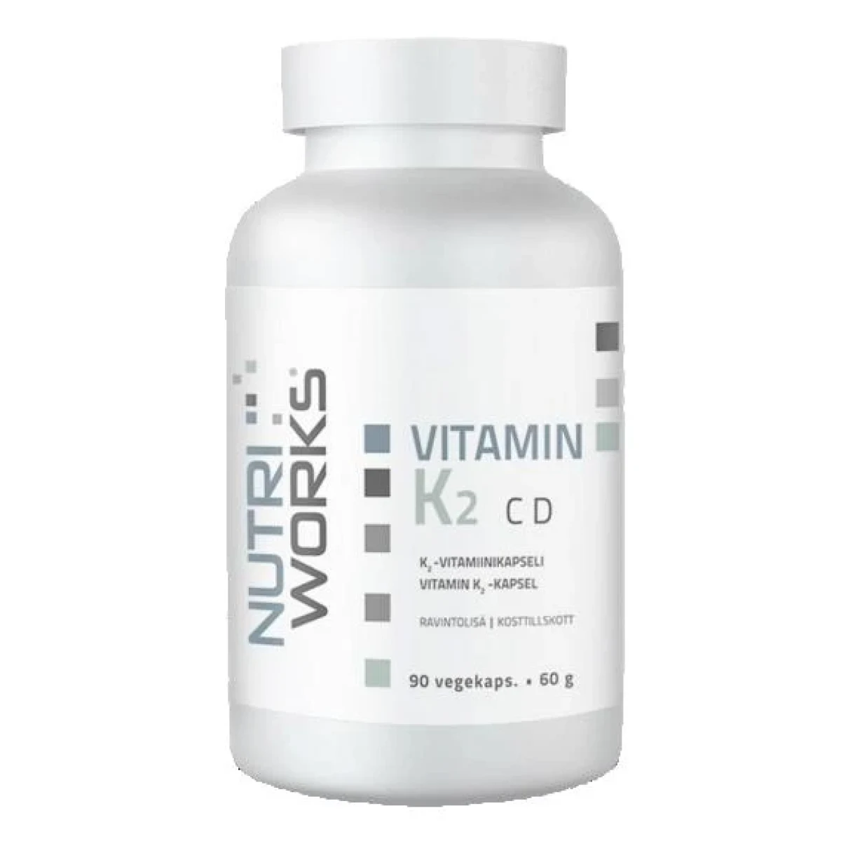 NutriWorks Vitamin K2 C D 90 kapslí · záber 1