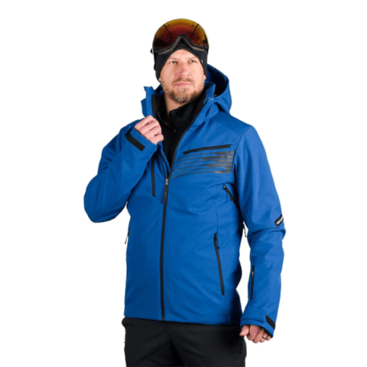 Pánská lyžařská bunda NORTHFINDER BARTALAN-282blueblack · záber 1