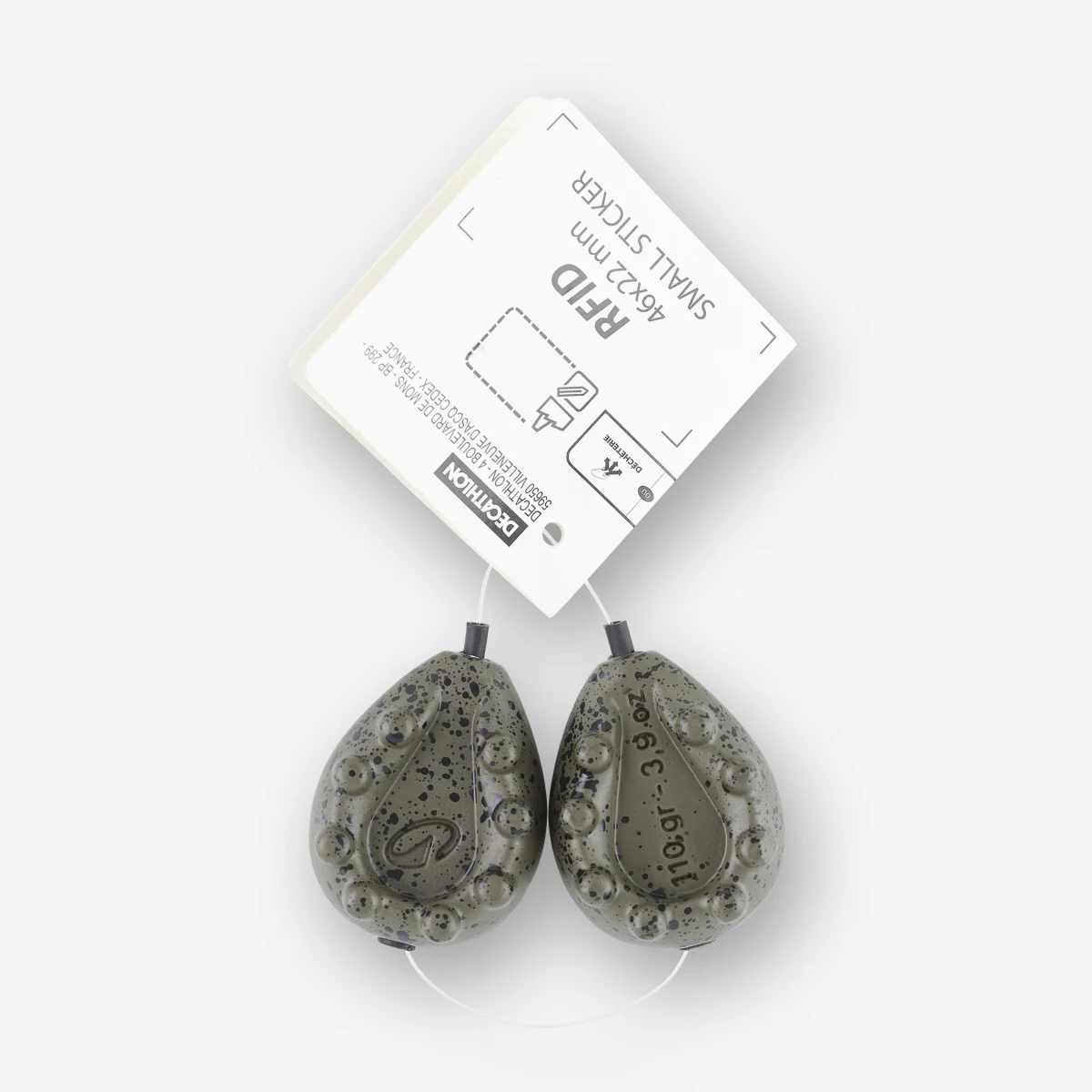 CAPERLAN Olová na lov kaprov Inline Grippa 110 g (2 ks) bez · záber 2