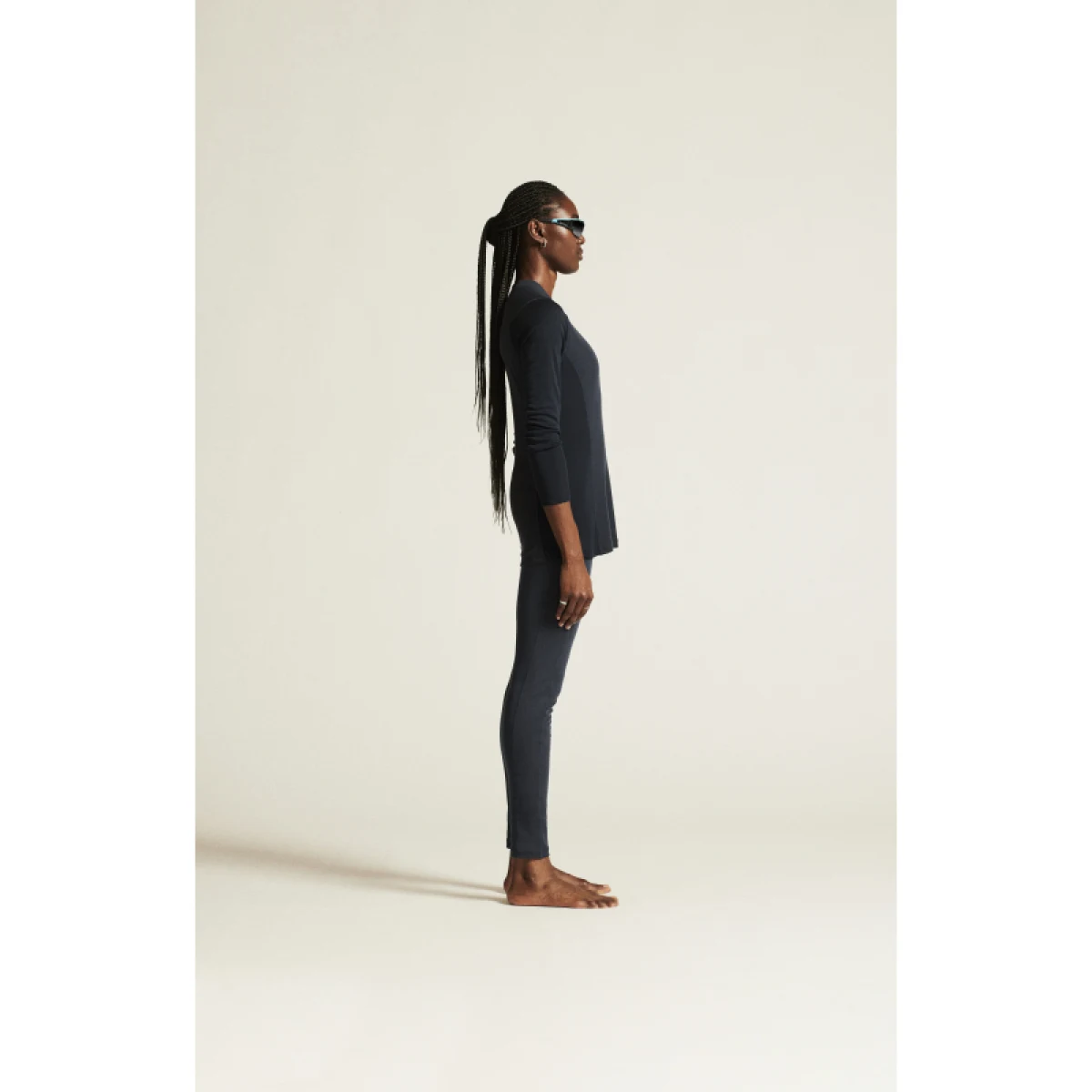 Dámské termoprádlo vrchní a spodní díl CRAFT CORE WARM BASELAYER SET W-375395-Blues DK Navy · záber 3